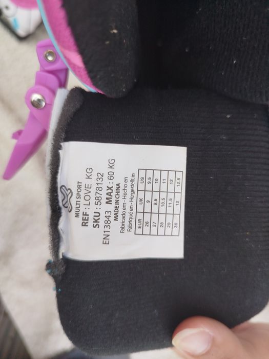Patins -kit completo números 26; 27; 28; 29 e 30.