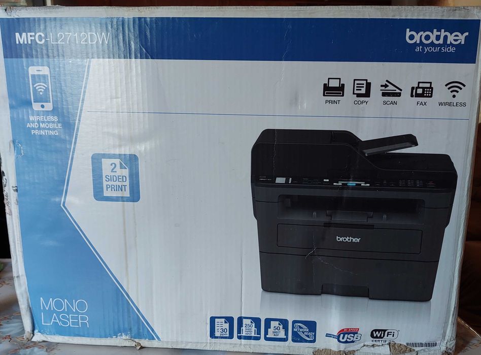 БФП Brother MFC-L2712DW. новий, торг.