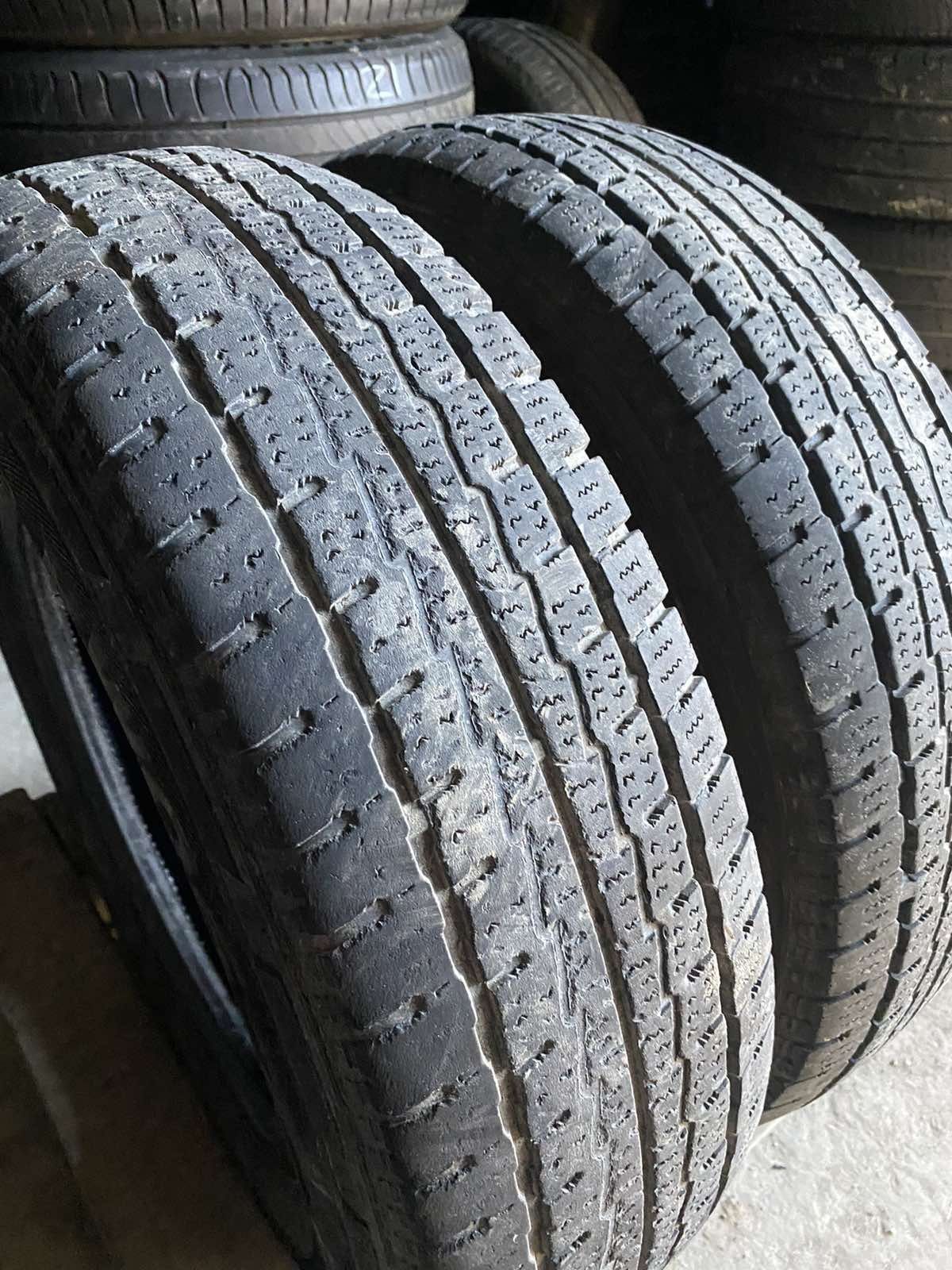 185.80.14c Hankook 2шт зима БУ склад шины резина из Европы 80 R14C