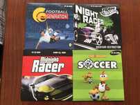 Gry na PC CD-ROM dla dzieci dziecka piłka nożna wyścigi Hot Wheels