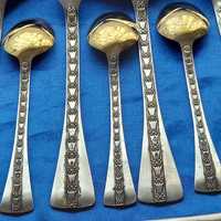Серебряная ложка вилка Кубачи столовая чайная срібло 875  серебро 916