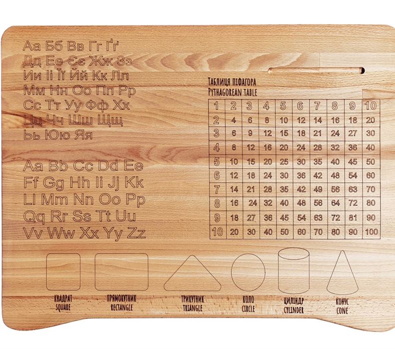 Дитяча парта «Совеня»+ стільчик з регулюємою спинкою