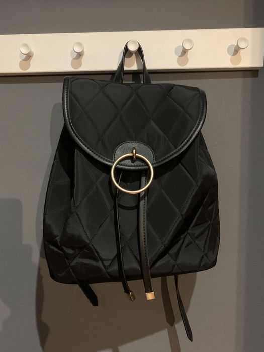 Mochila preta nylon da Natura