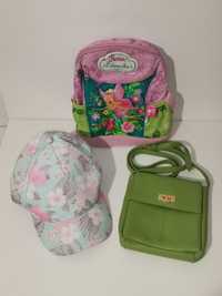 Komplet dla dziewczynki - plecak, torebka, czapka