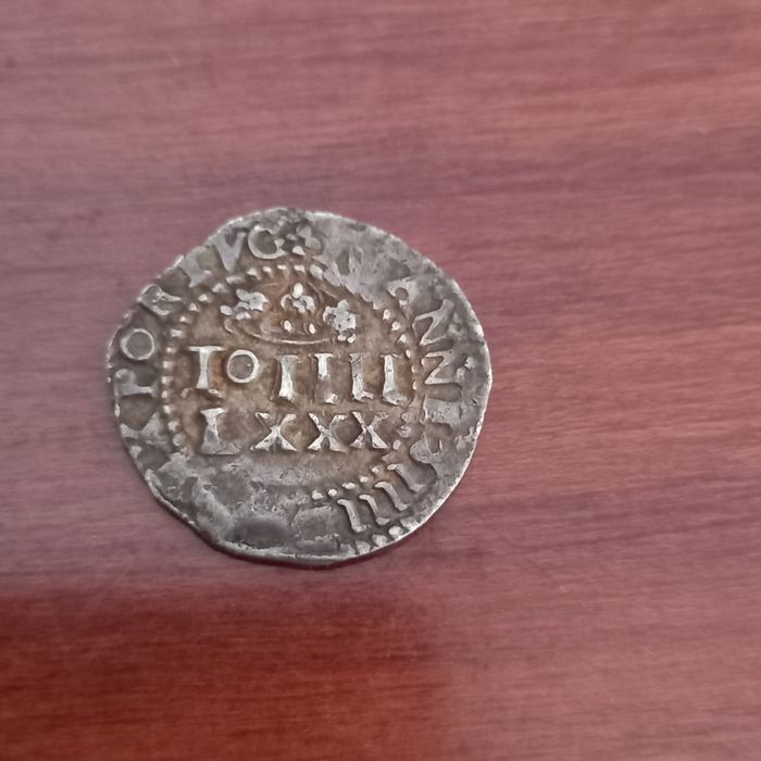D. João IV  , 4 vinténs  prata 23 mm e 4.5 gramas