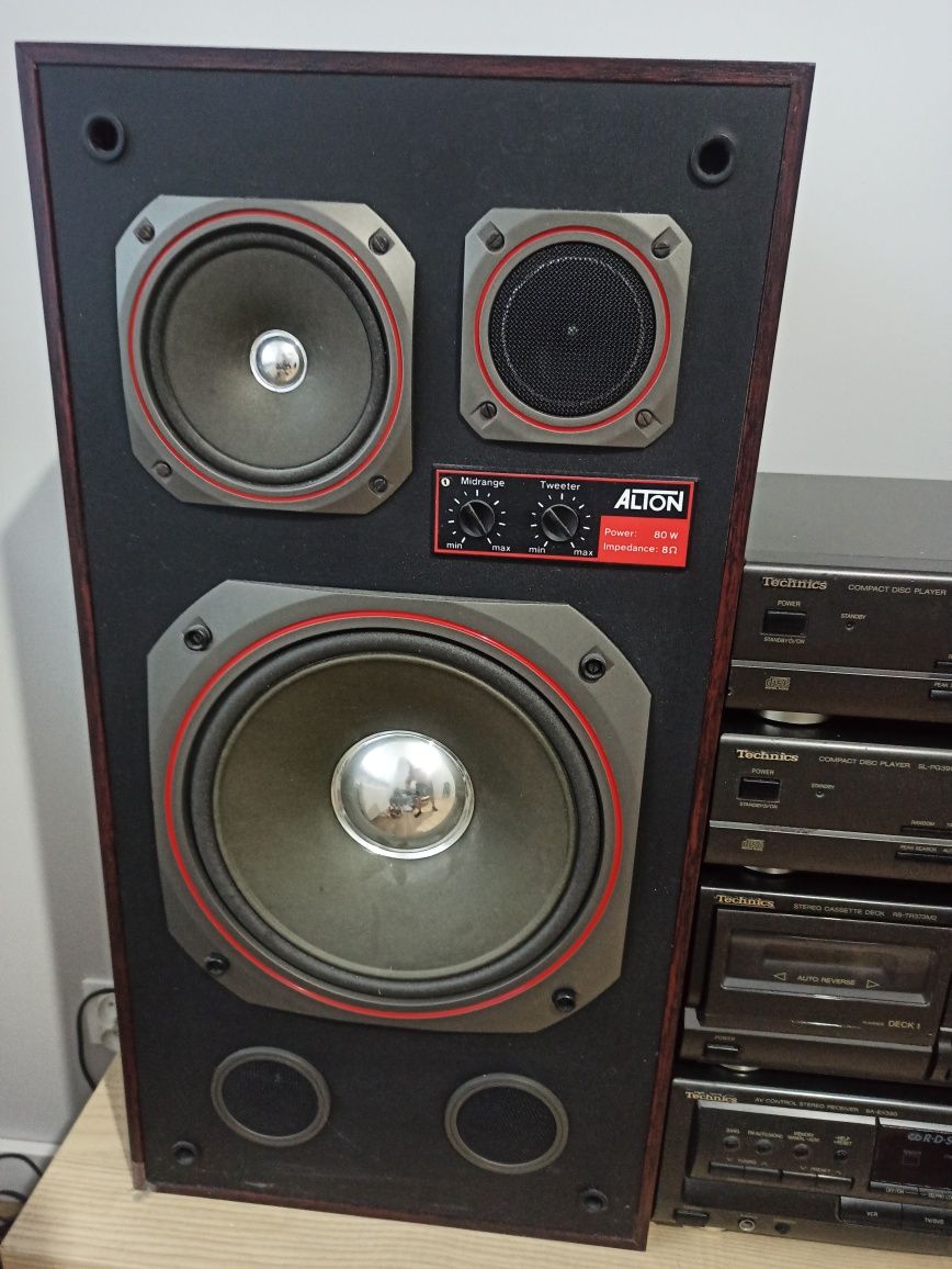 Zestaw audio Tonsil Alton 80 + Technics