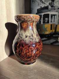 Керамічна ваза обливна  з орнаментом