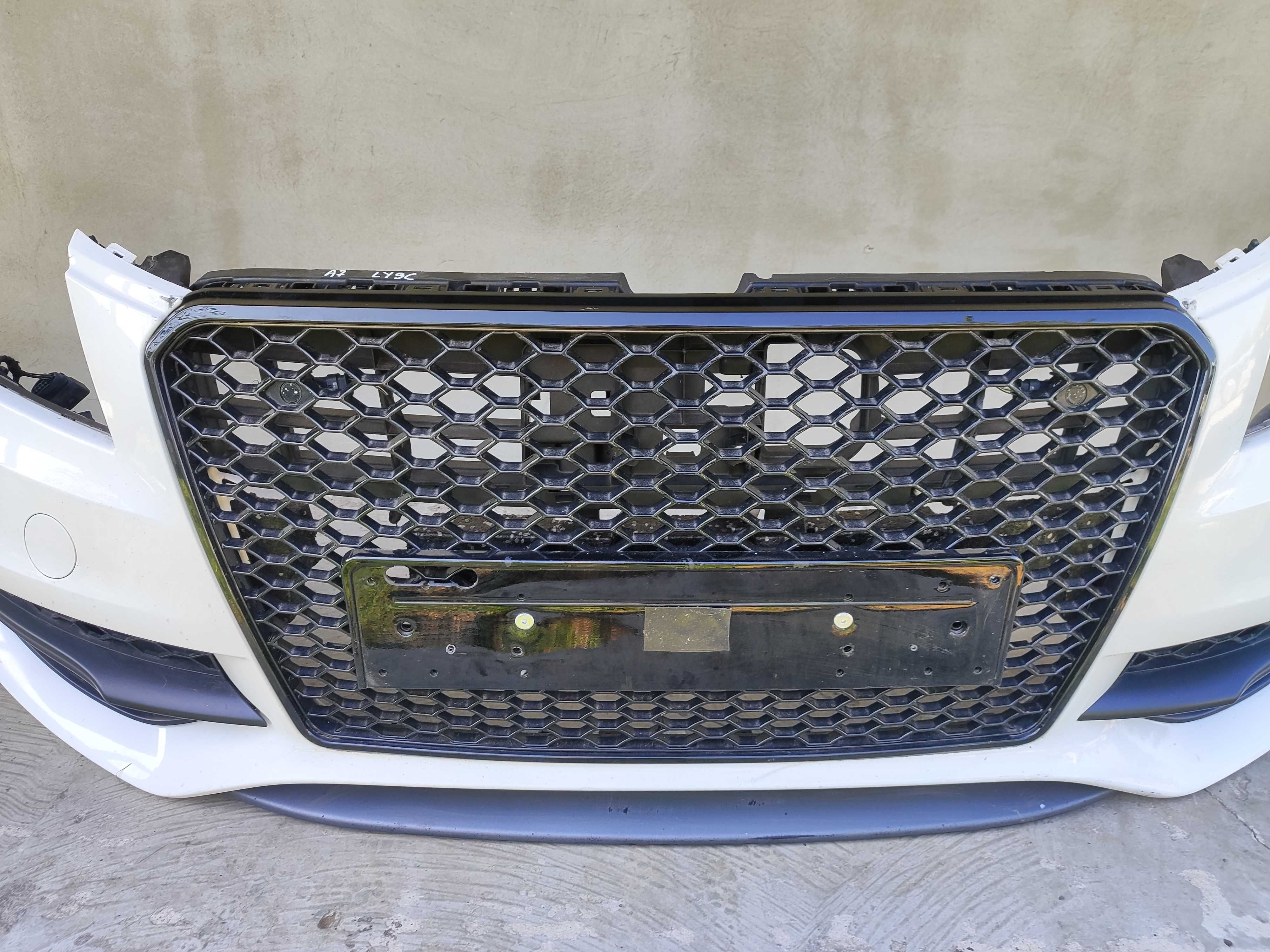Audi A7 zderzak przód przedni LY9C S-line