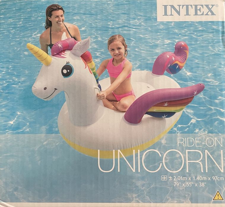 Unicorn Intex dmuchany jednorożec zabawka do wody