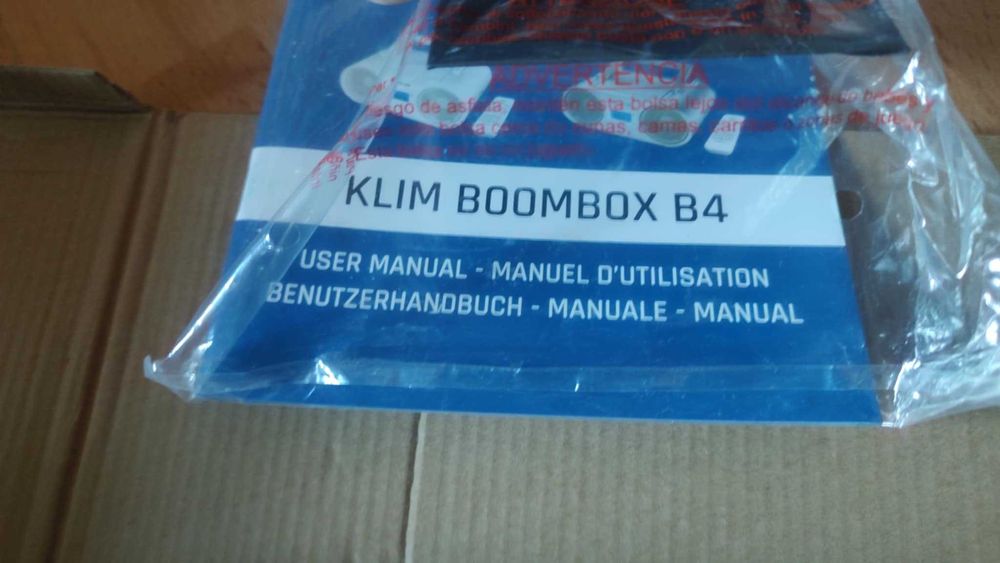 boombox b4 klim czarny radio cd