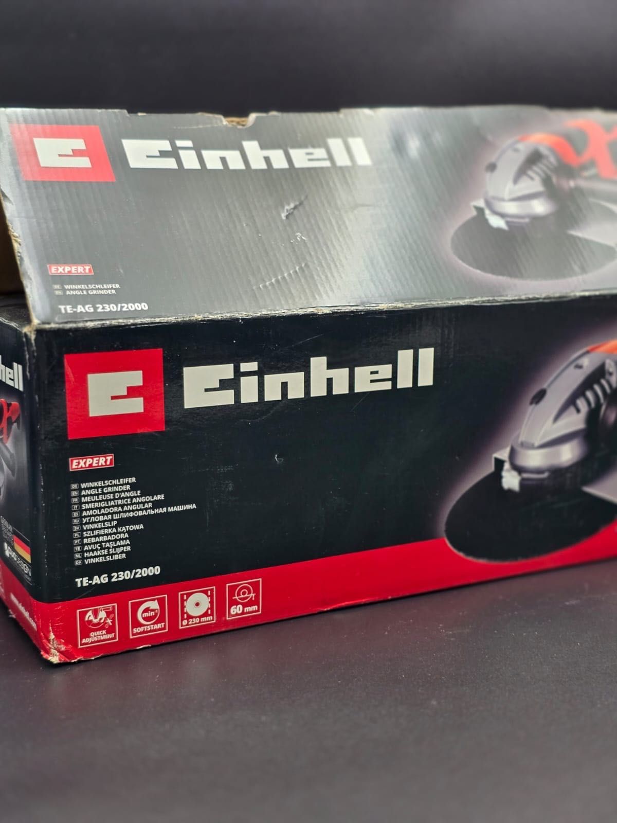 Szlifierka einhell te-ag 230/000 komplet