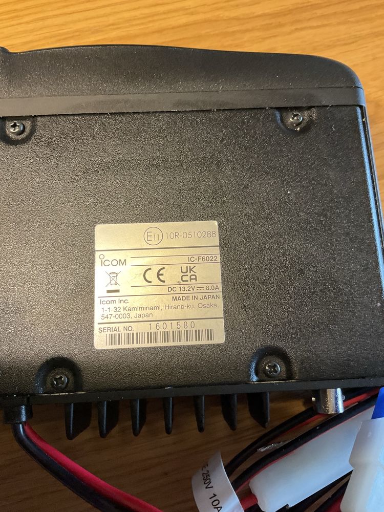 Radiotelefon ICOM F6022 + akcesoria