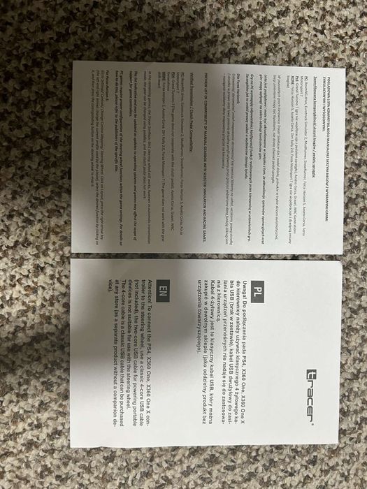 руль ігровий Tracer з кробкою передач та педалями,кермо ігрове