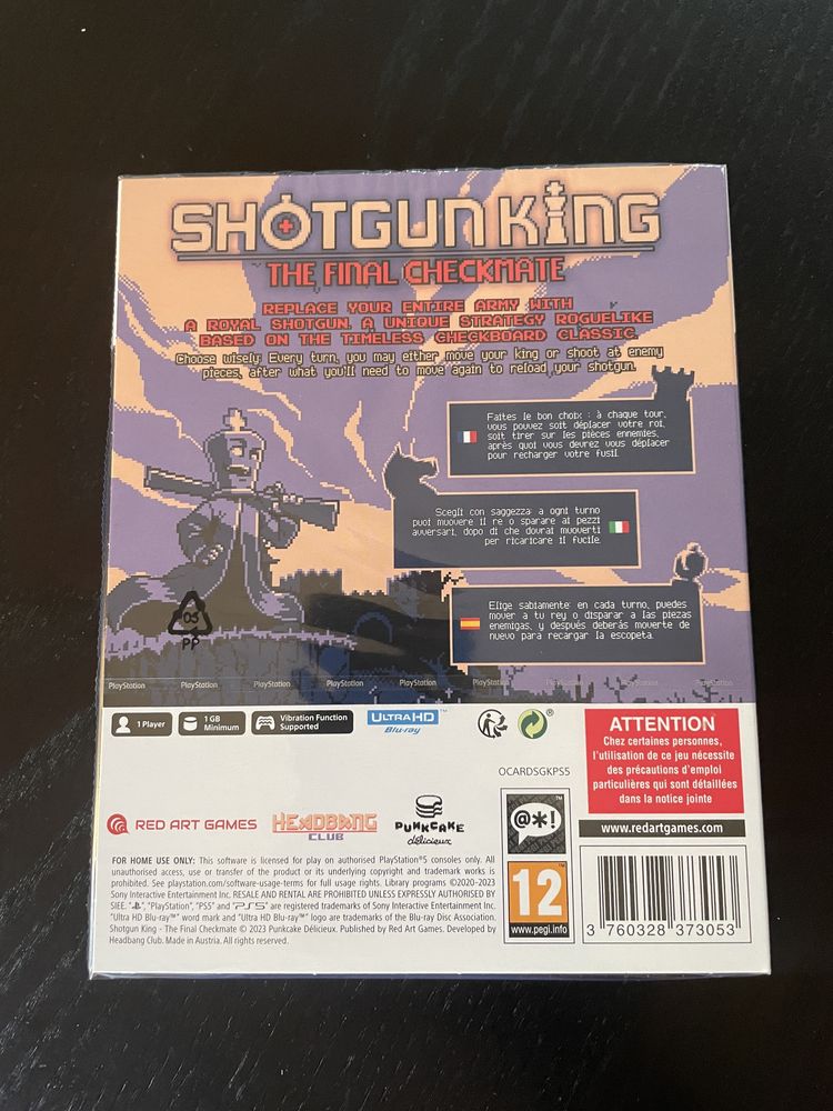 Ps5 | shotgun king | novo selado