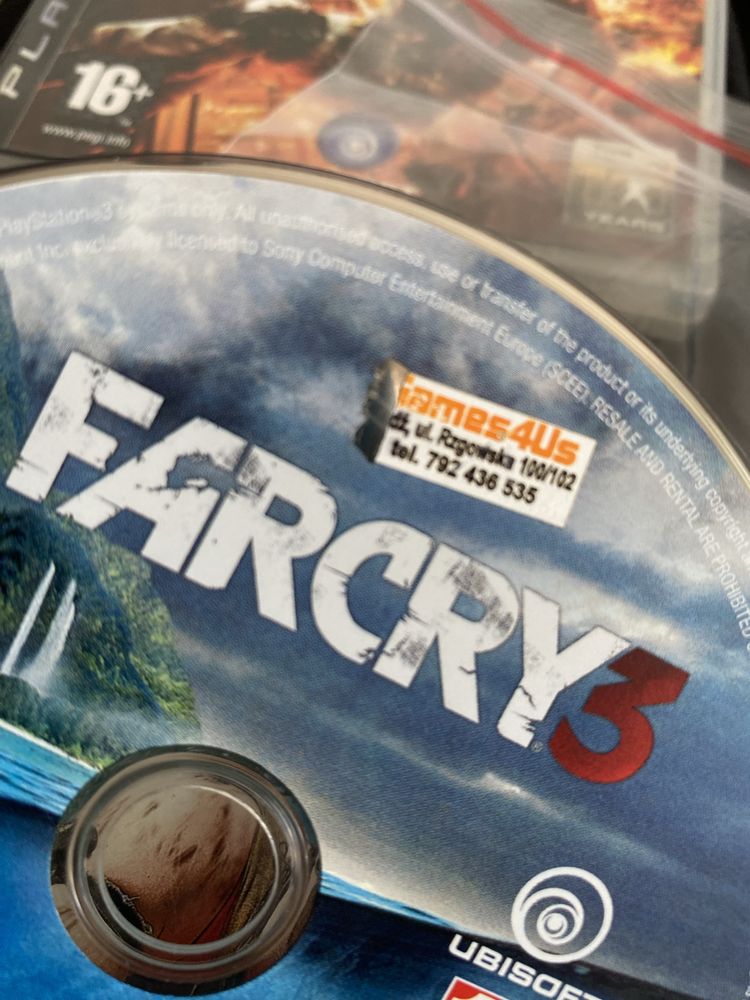 Zestaw call of duty farcry brothers arms tom clancy ps3