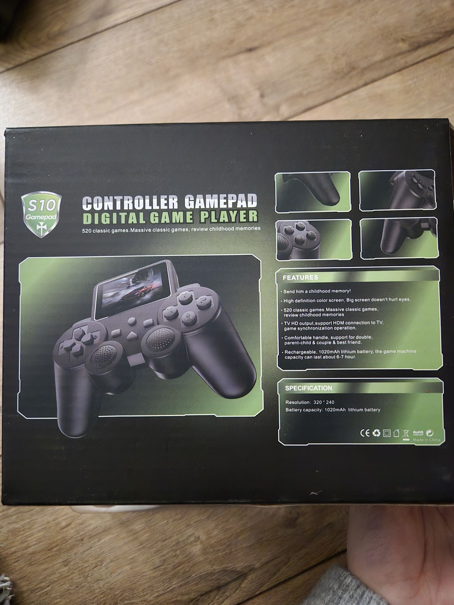 Przenośna konsola Gamepad Gierka elektroniczna Retro Joystick 520 S10