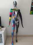 Manequim pintado
