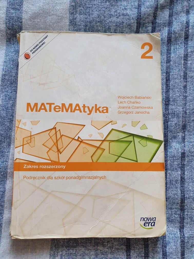 Zestaw 2 książek do matematyki szkoła średnia