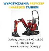 Minikoparka Yanmar SV08, wynajem, wynajmę