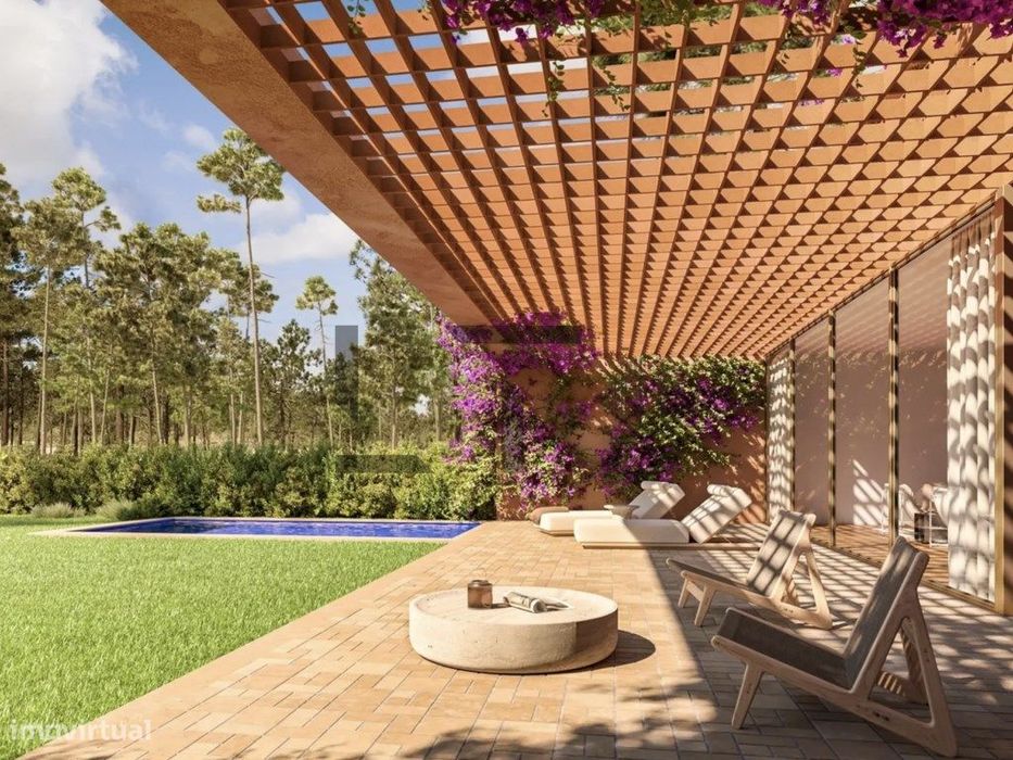 Apartamento T1 com Jardim e Piscina Privada, a 600m da Praia Verde,...