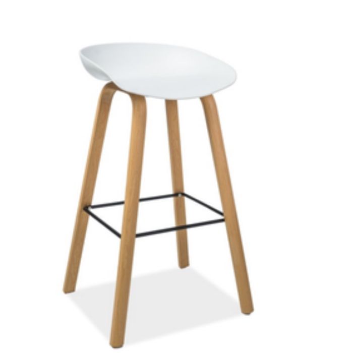 Барний стілець білий