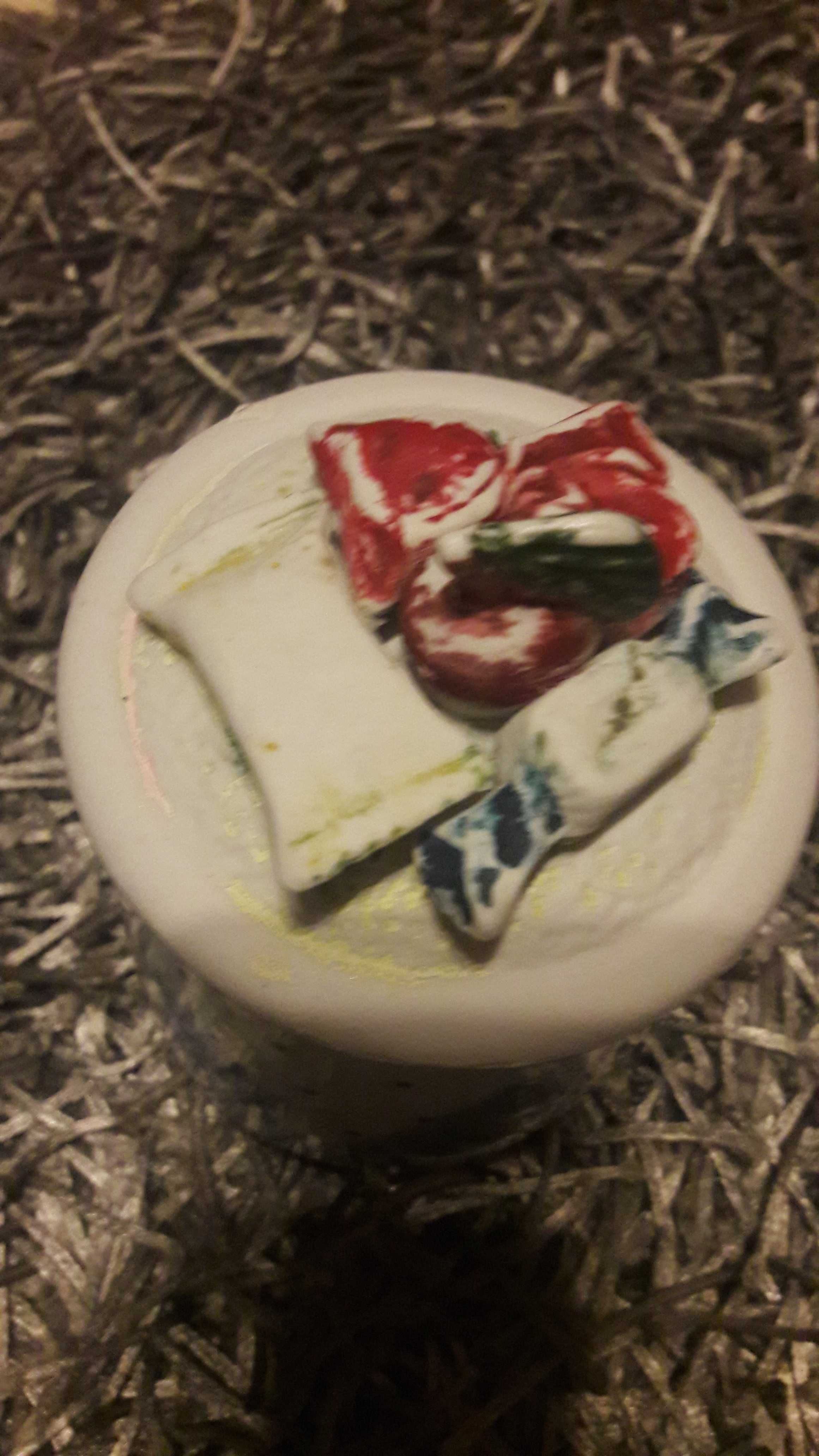 Cukiernica pojemnik ceramiczny kubek PRL