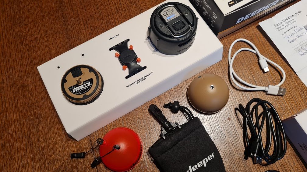 Echosonda DEEPER Chirp+ 2 zestaw Trophy Bundle