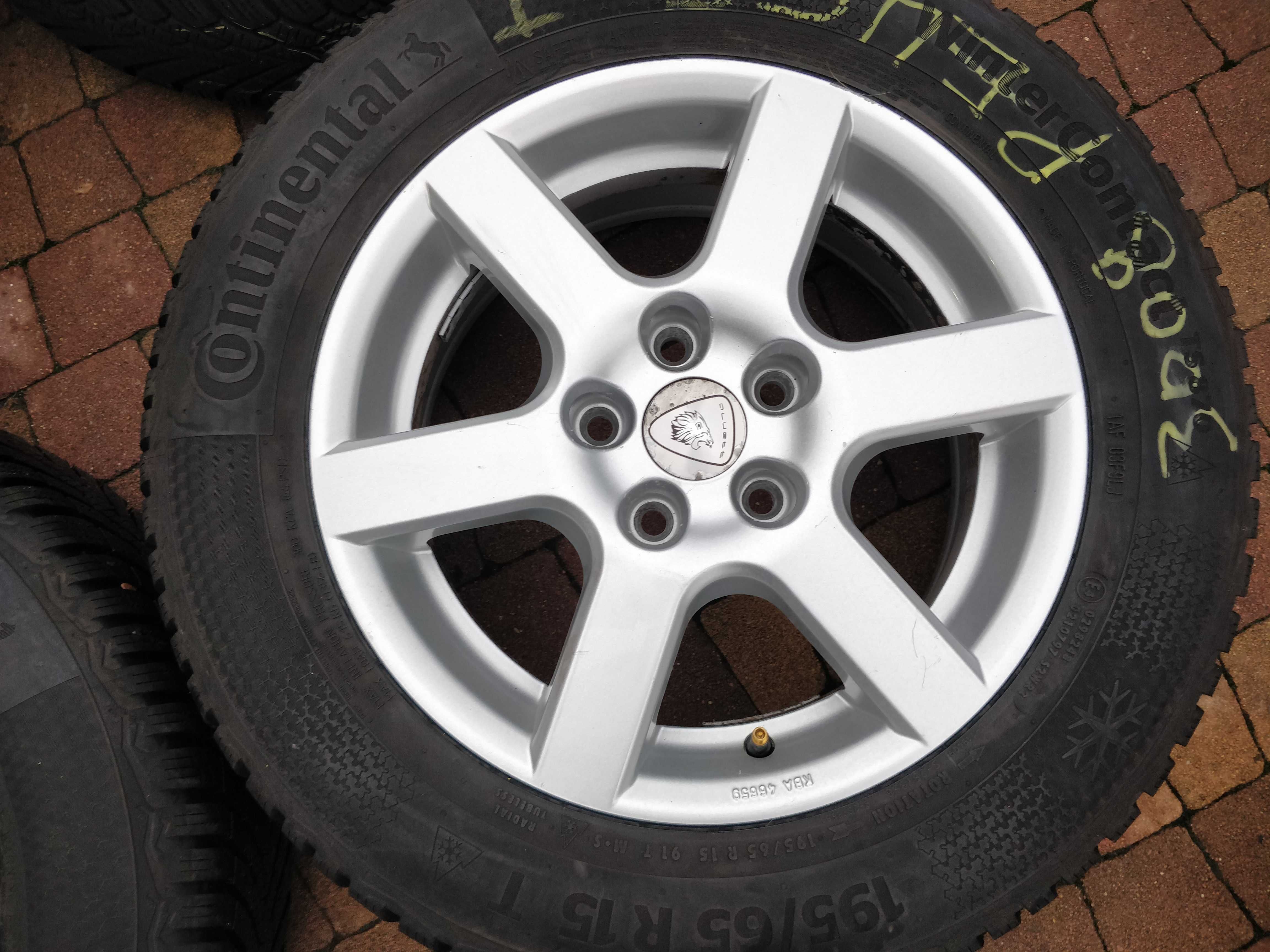 3264. Alufelgi 15" Peugeot 308 Partner Rifter Berlingo 5x108 6.5J ET45