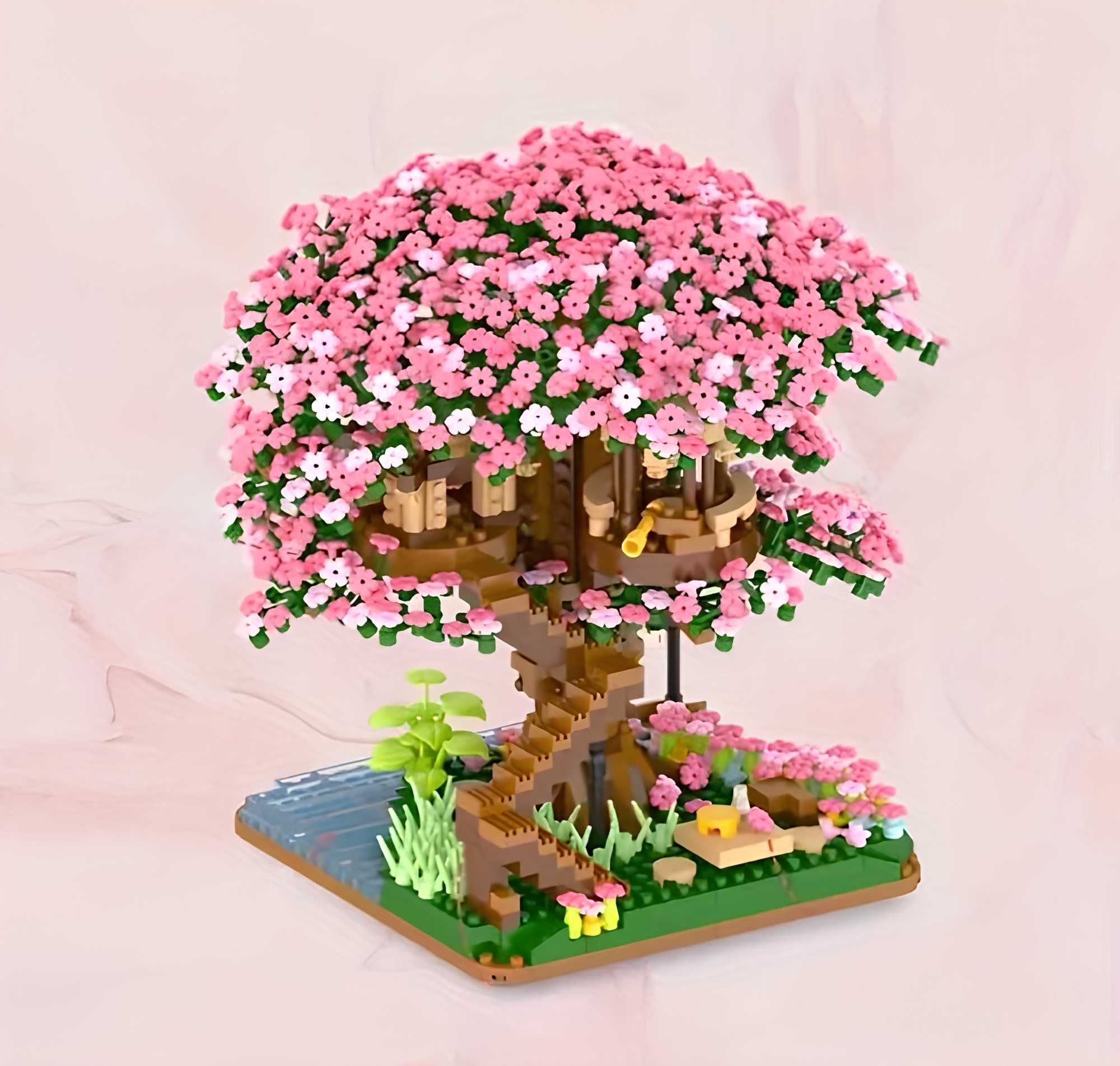 KLOCKI KONSTRUKCYJNE drzewo japońskie bonsai prezent dla dziecka