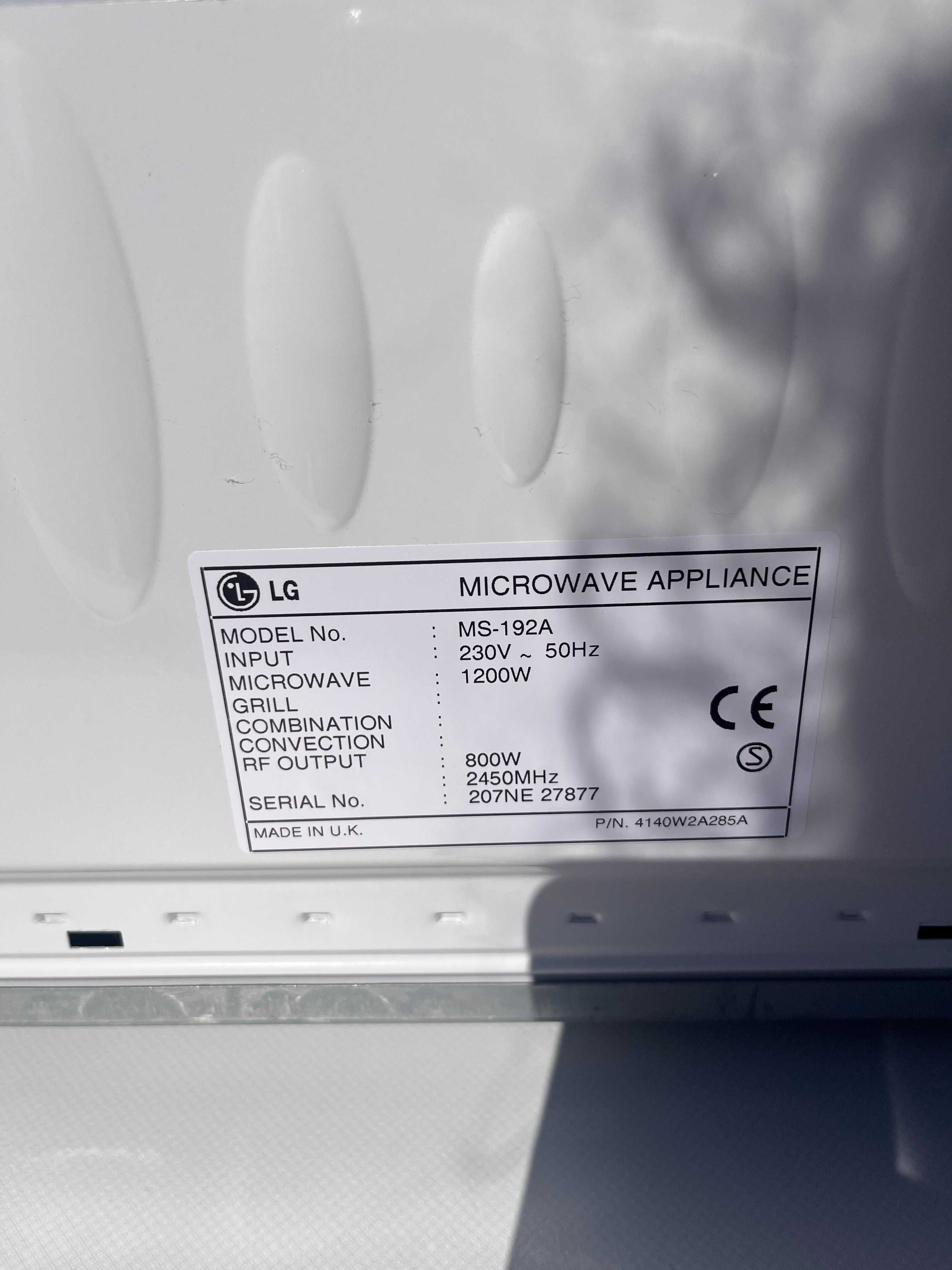 Kuchenka Mikrofalowa, Mikrofalówka LG - Biała, 1200 W - Dowóz