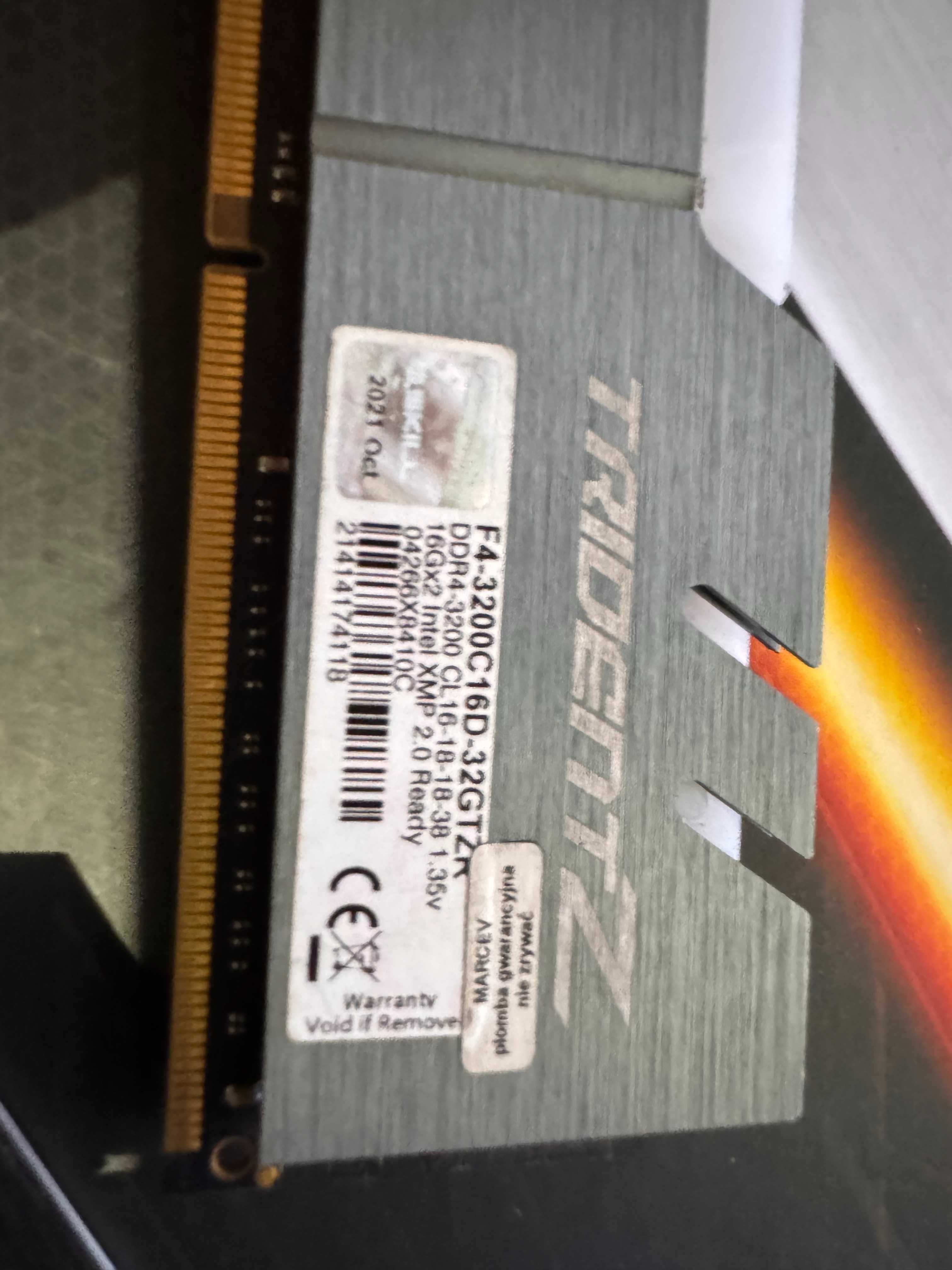 Pamięć RAM 32GB 2x16GB 3200Mhz DDR4 G.Skill TridentZ RGB