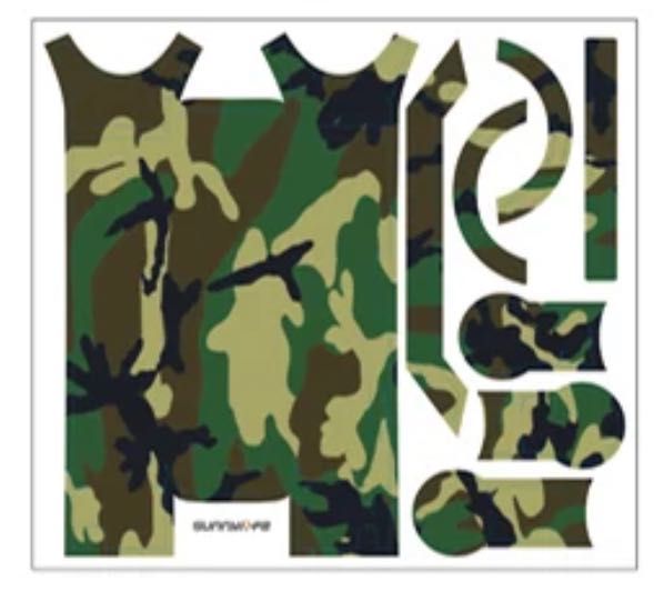 Akcesoria do DJI OSMO Pocket - Naklejka ochronna Skórka SKIN CAMO MORO