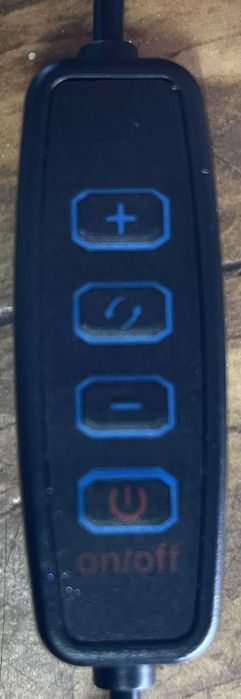 Lampa pierścieniowa  z uchwytem, statywem i pilotem