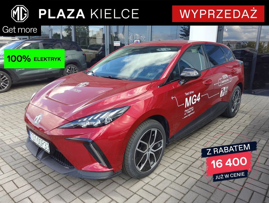 MG 4 MG4 DEMO tablice dealerskie Okazja! Możliwość dotacji z Moje E-auto