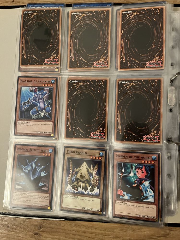 Oryginalne karty Yu-Gi-Oh! Aqua/Fish/Sea Serpent