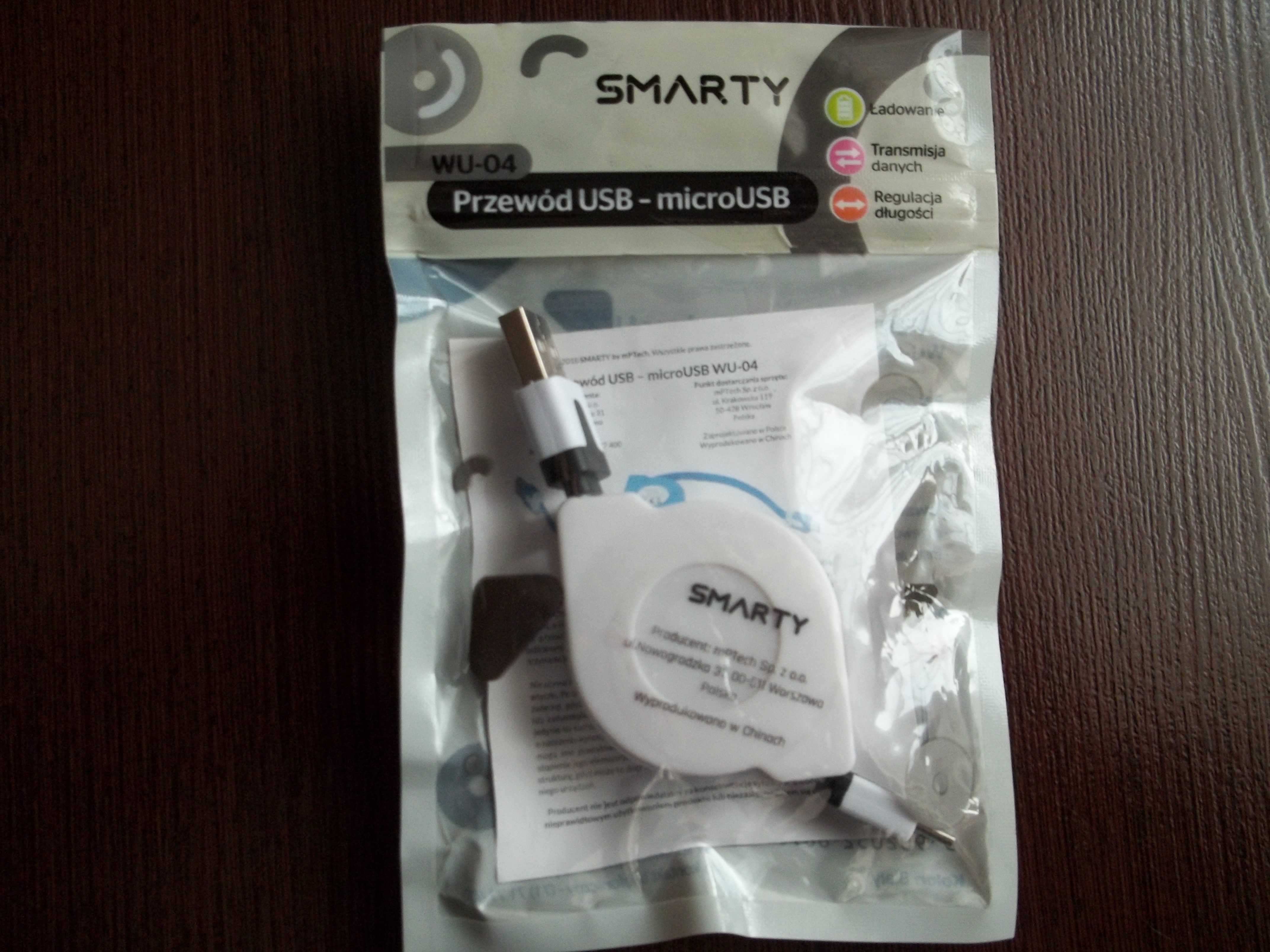 Ładowarka do smartfona 2x usb, 5V, 2A./Kabel usb - micro usb
