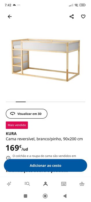 Cama Kura semi-nova