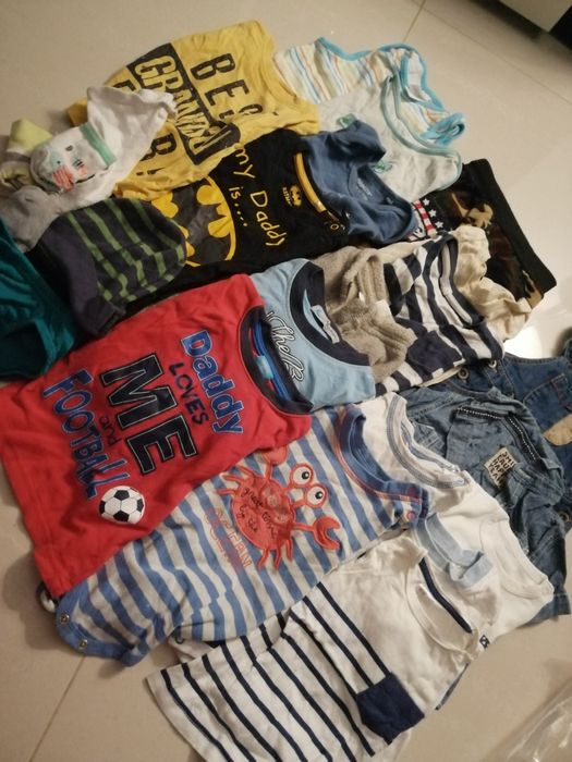 Rzeczy dla chłopca 68, 74, 80, 86, 92 spodnie koszula BATMAN