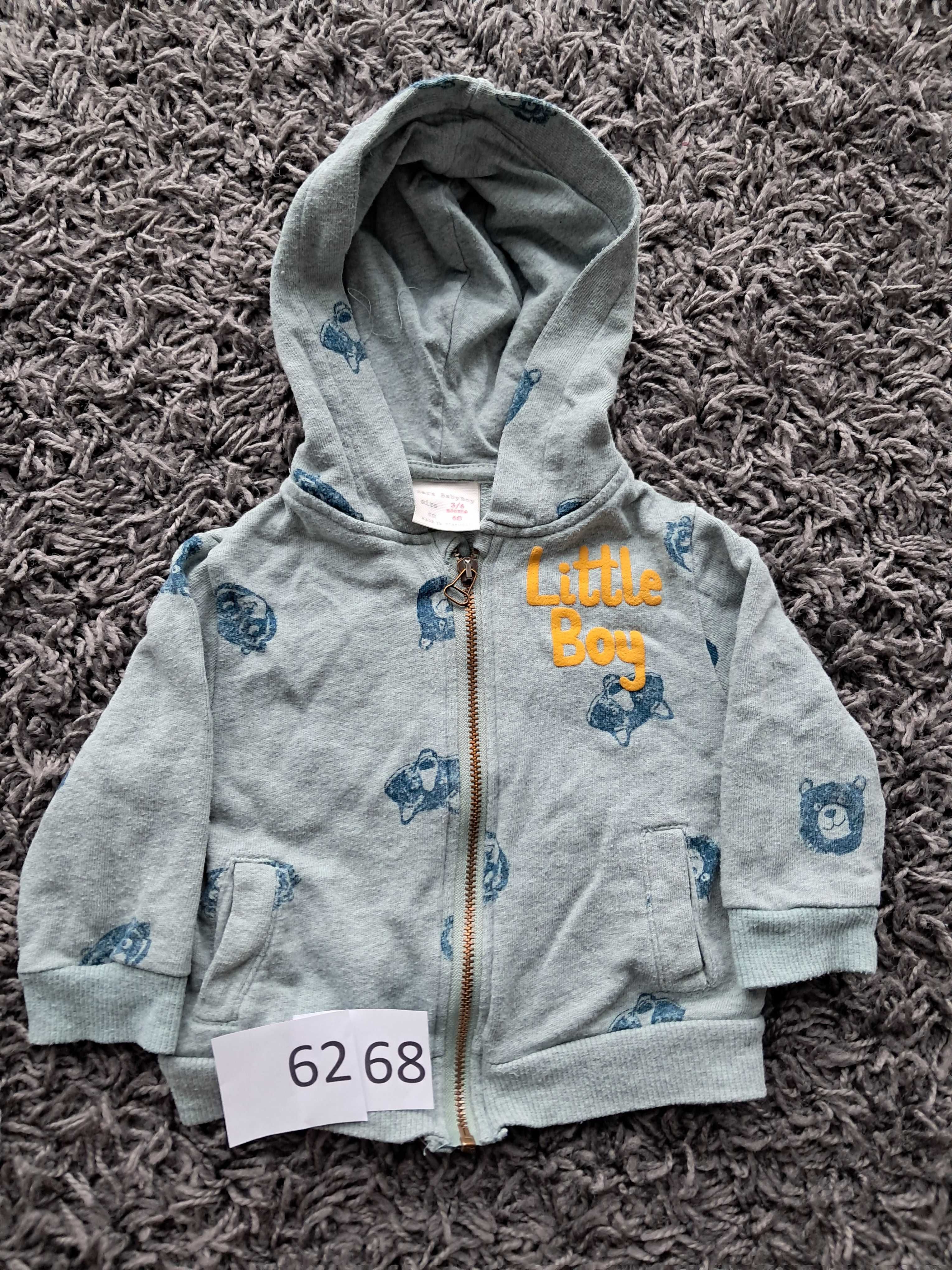 Bluza niemowlęca chłopięca zwierzątka Zara Baby