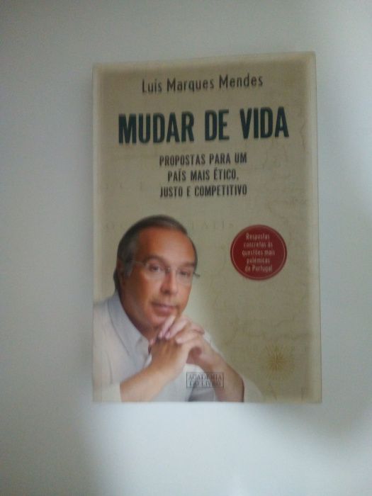 Livro (Mudar de Vida) Luís Marques Mendes