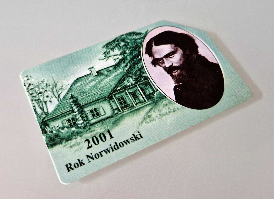 Karta telefoniczna "2001 Rok Norwidowiski"