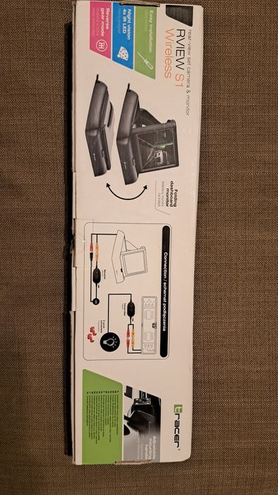 Kamera cofania bezprzewodowa + monitor 4,3 zestaw nowy