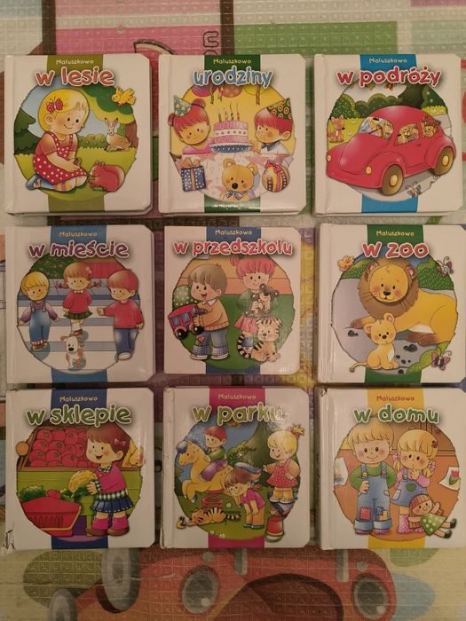 Książeczki (9 szt)serii Maluszkowo