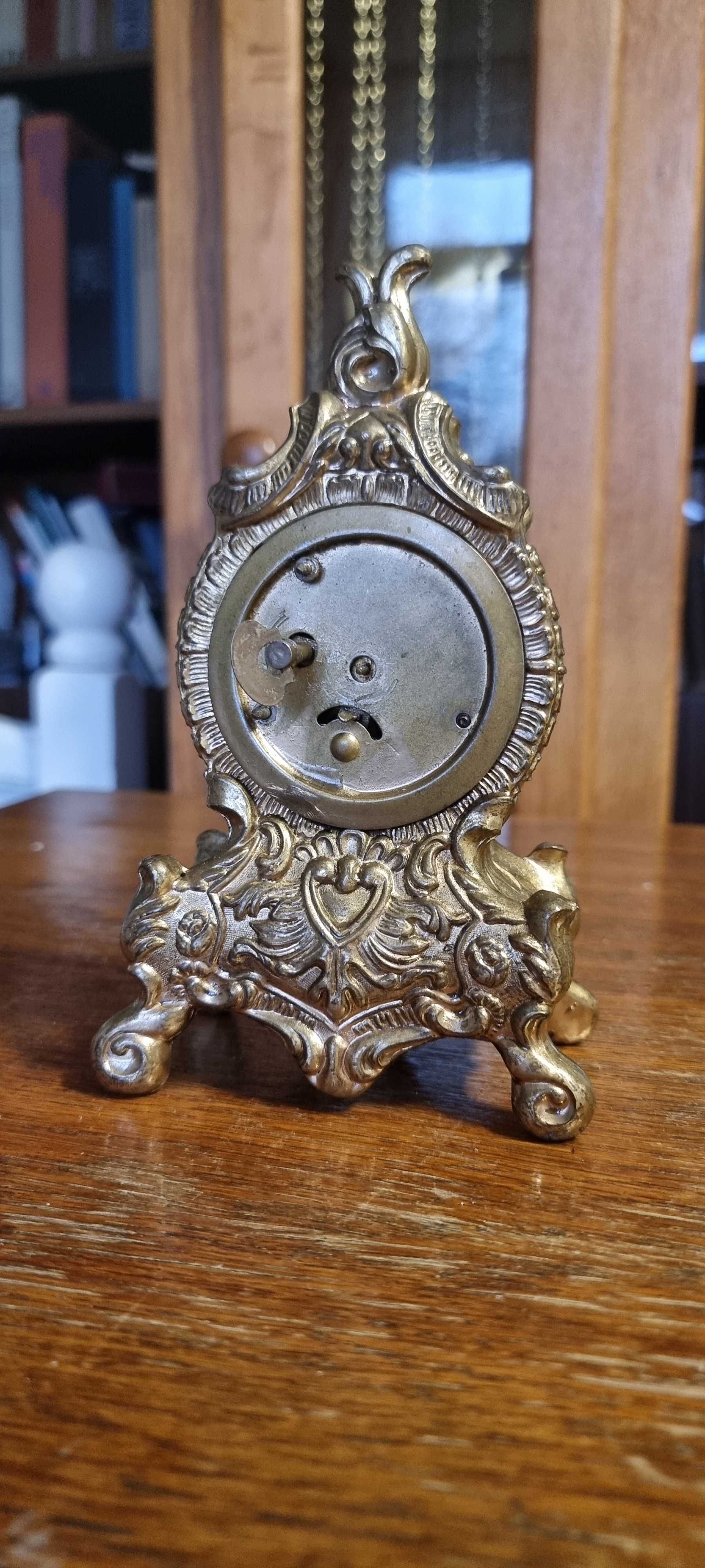 Stary niemiecki zegarek kominkowy