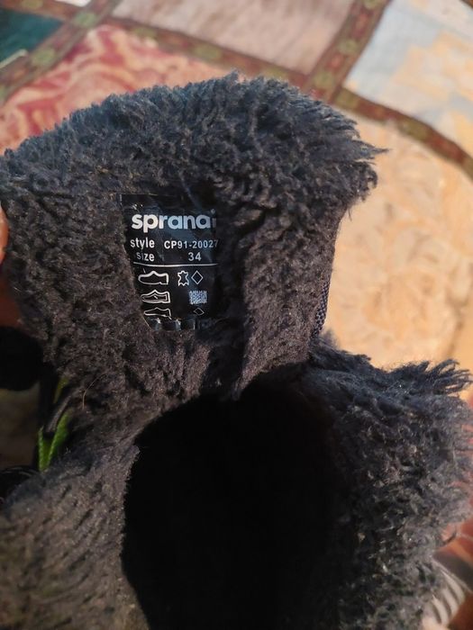 Ciepłe półbuty zimowe r. 34 Sprandi buty