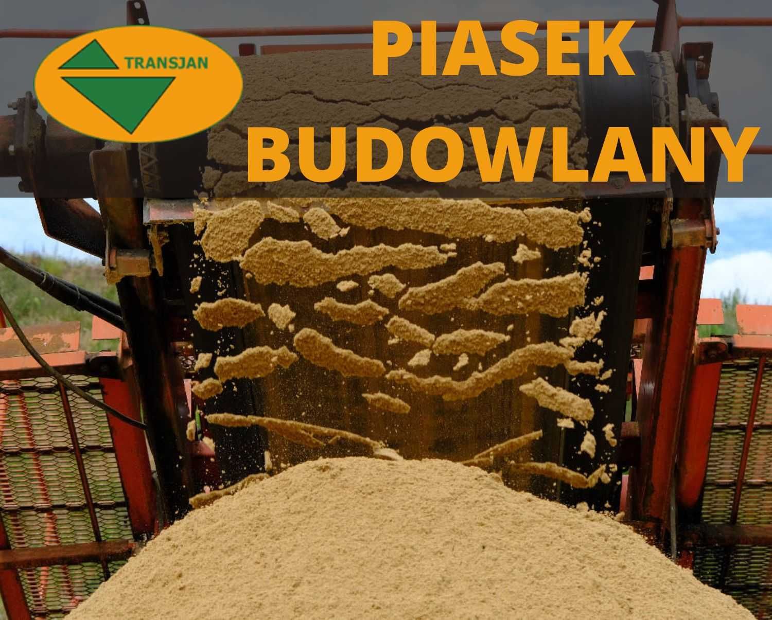 Piasek budowlany - Konin - Transjan
