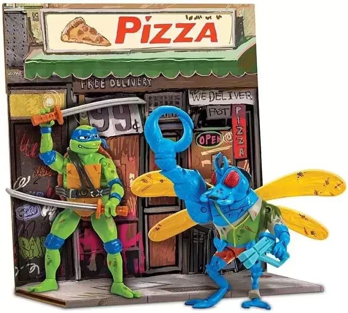 TMNT Mutant Mayhem Action Figures Battle Pack Leo VS Superfly