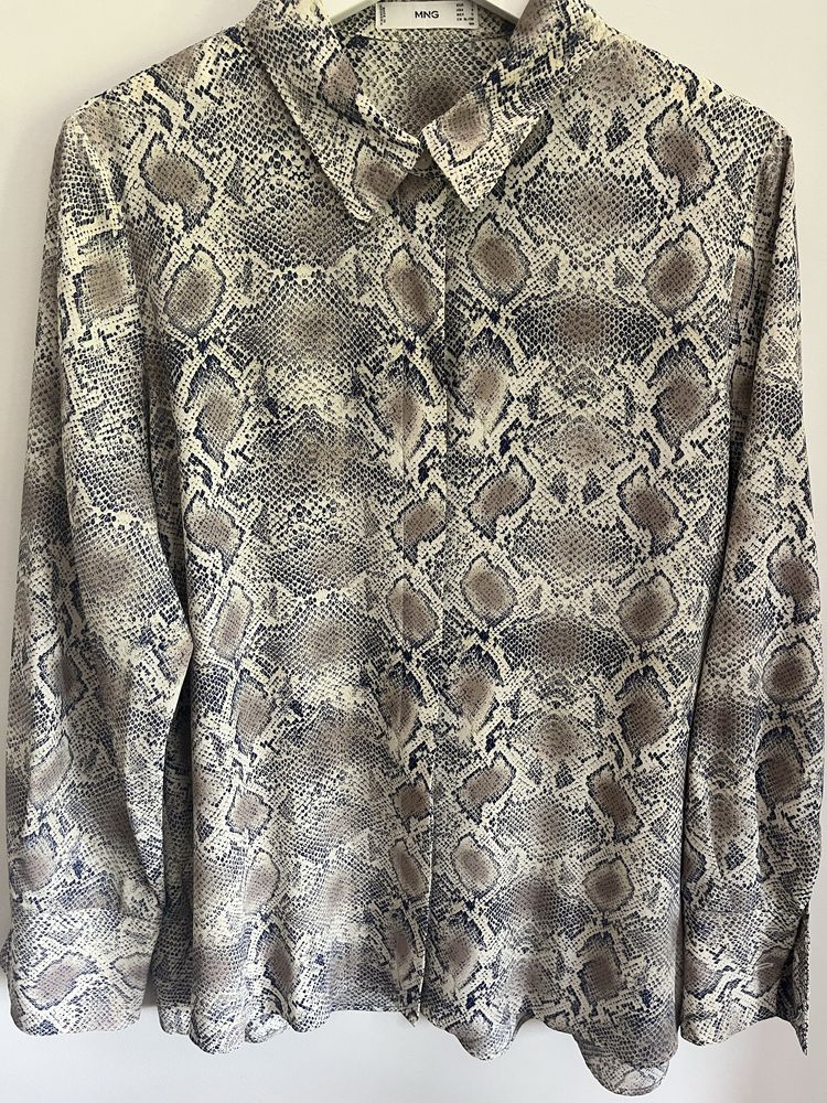 Camisa padrão serpente Mango