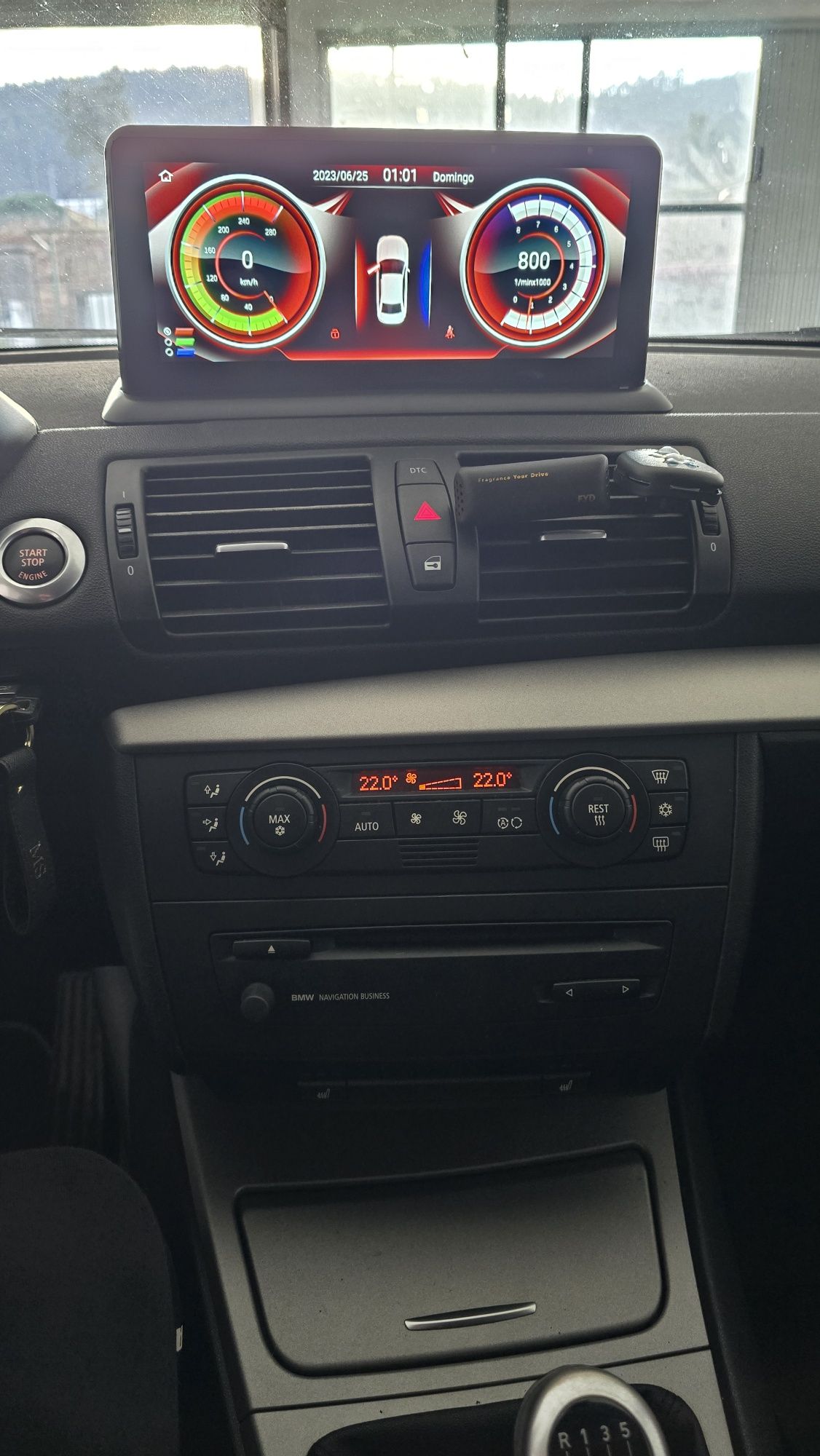 Tela Android 13 com GPS BMW E81 E82 E87 E88 + Idrive incluido