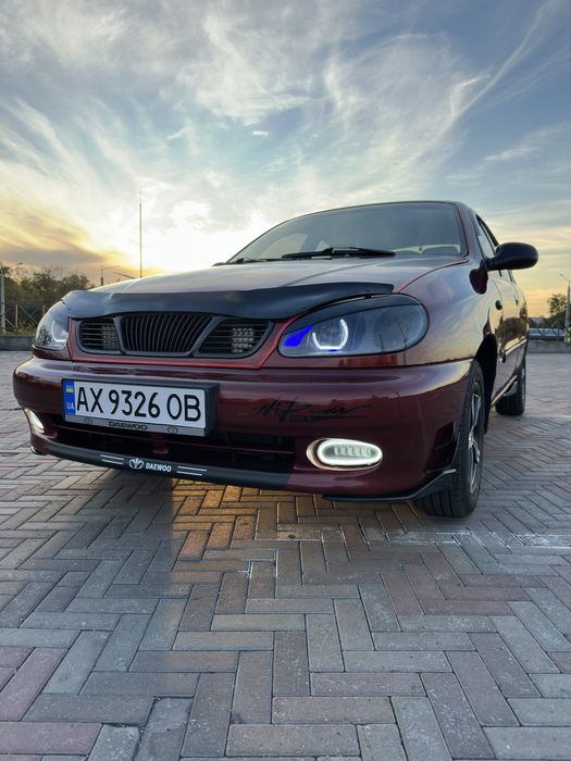 Фары на Ланос  установка линз тюнинг Ланос стопы мини линзы Led ксенон